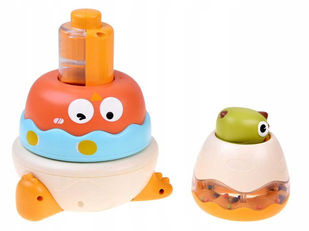 Sensory Tower PYRAMID DINO Puzzle Rattle for Baby Kids Manufacturer code ZA6584