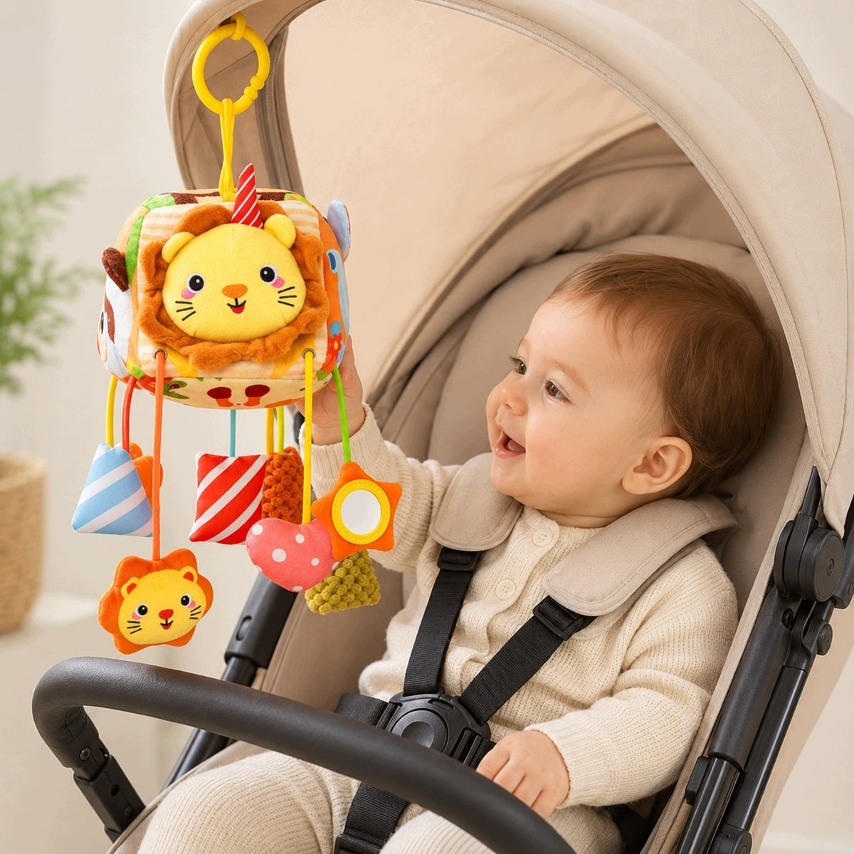 Sensory Toy 12in1 Baby Tissue Box + Teether Rattle Mirror Manufacturer code 6978991479003