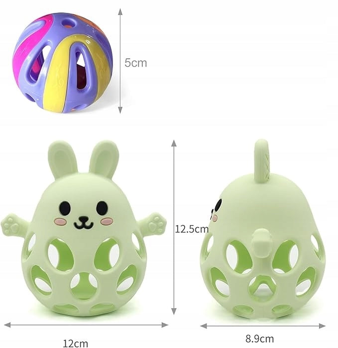 Sensory Toy Baby Teether Silicone Motor Rattle Manufacturer code 0014431090325