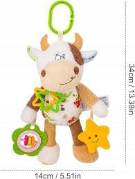 Sensory Toy Fudge Pendant for Infants 0+ with Rattle and Teether Packaging status original