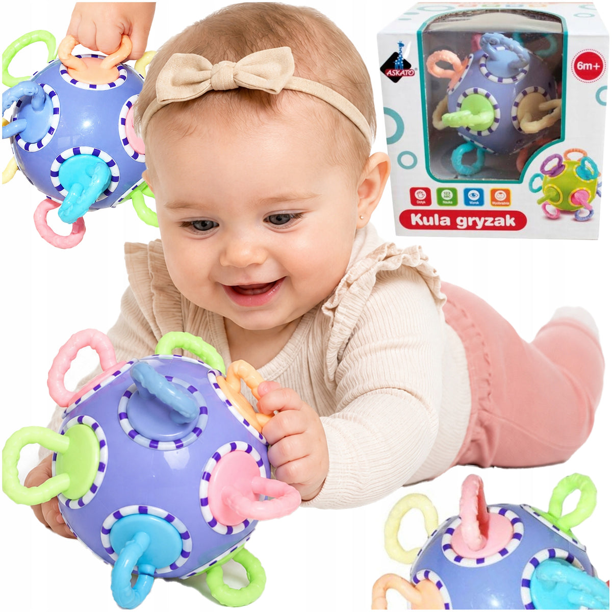 Sensory Toy for Half-Year-Old Child Ball