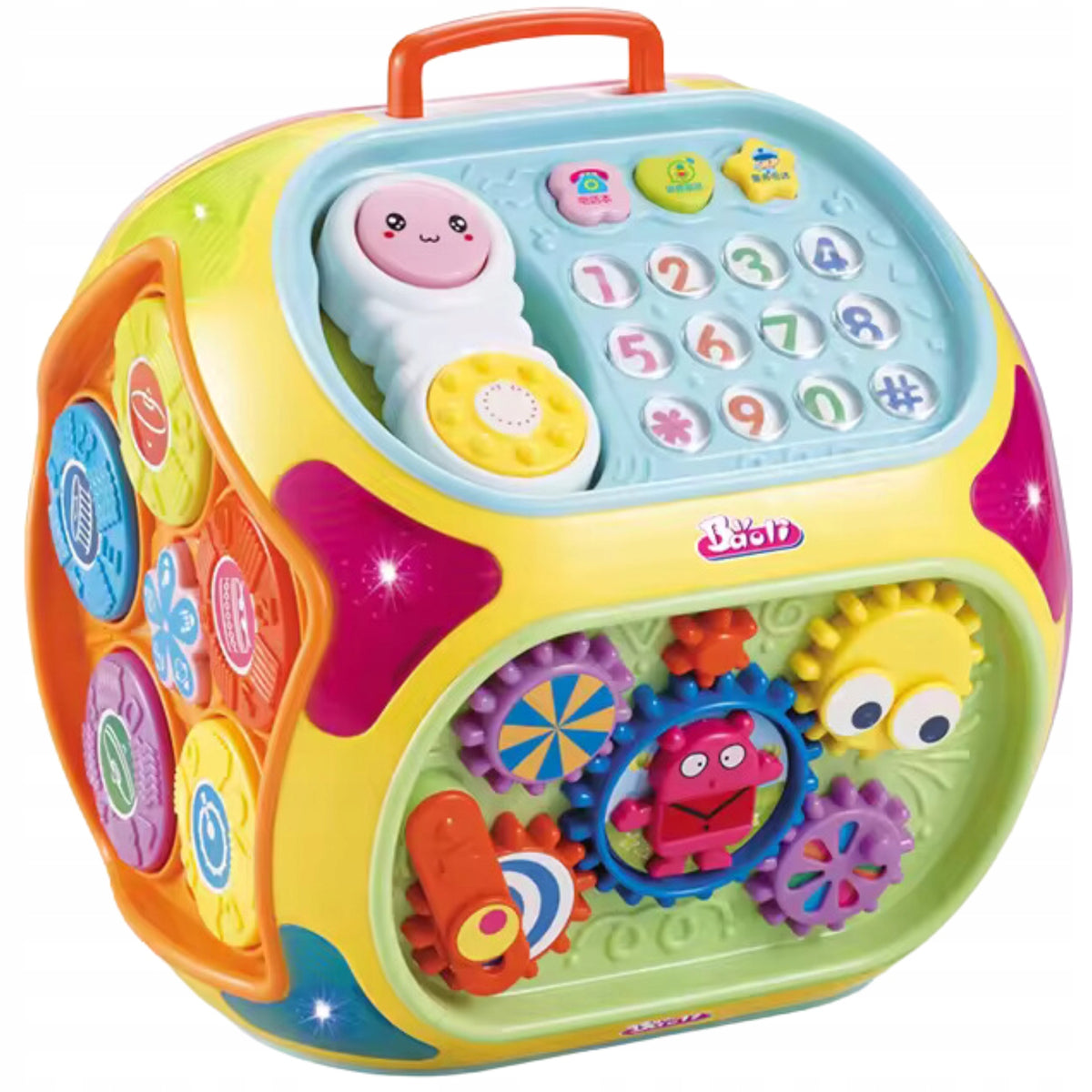 Sensory cube ProNice multifunctional educational colorful 23x26x25 cm Kind other