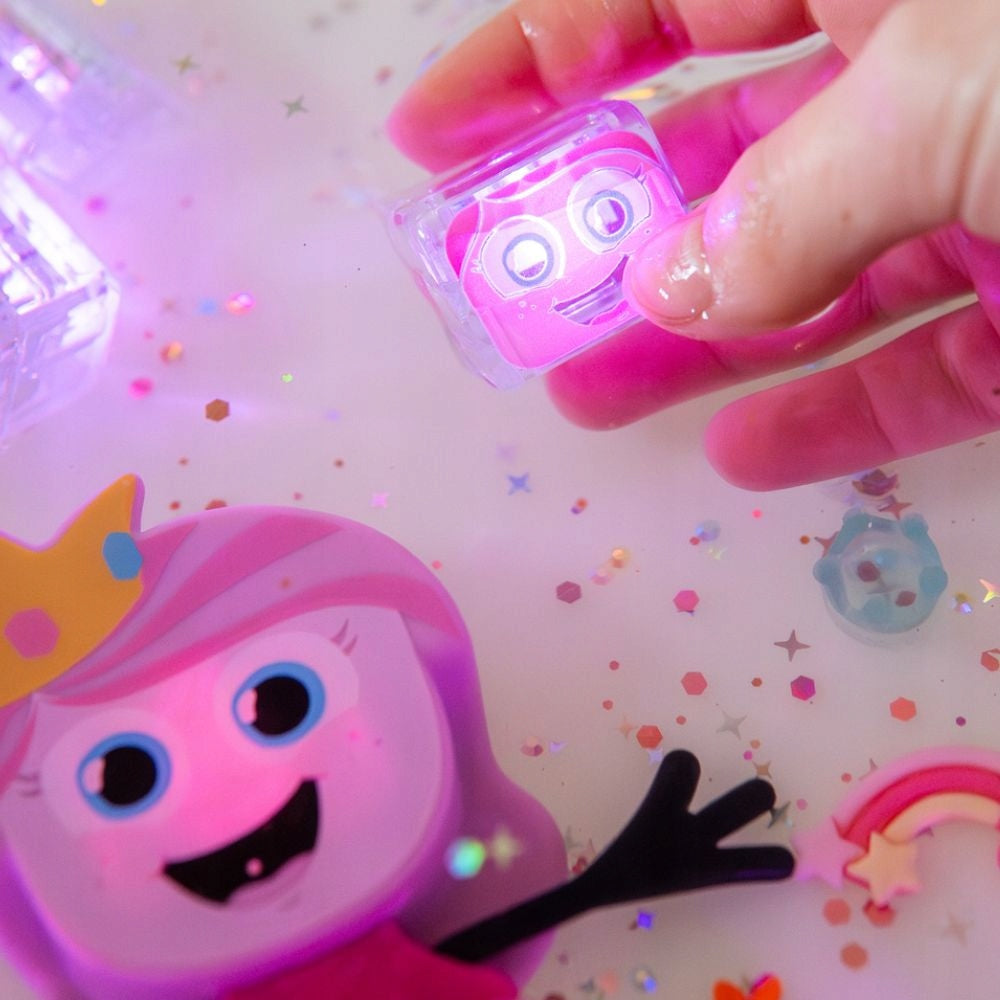 Sensory cubes glowing in water Glo Pals Ida for bathing Ida 4 pcs. Brand glo PALS