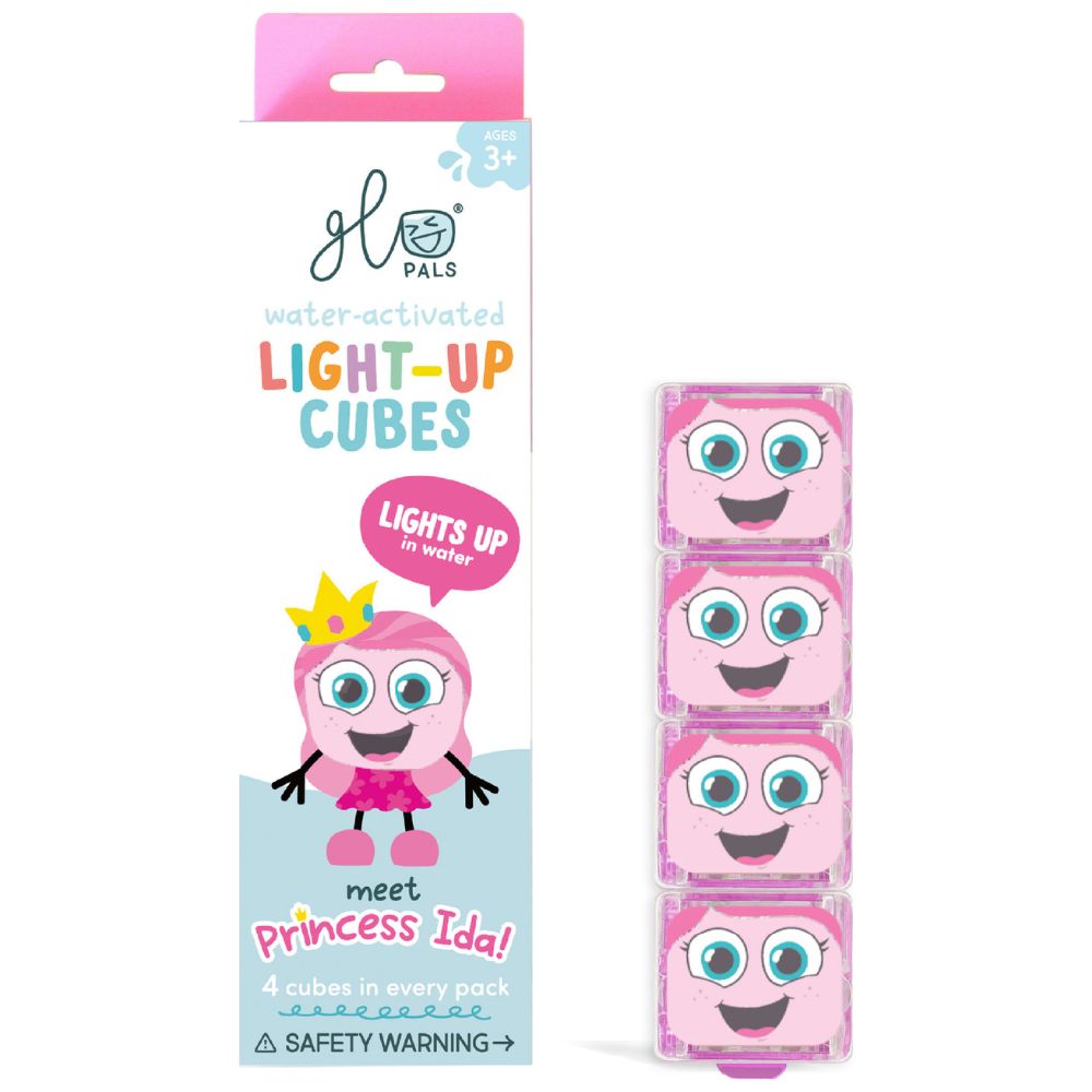 Sensory cubes glowing in water Glo Pals Ida for bathing Ida 4 pcs.