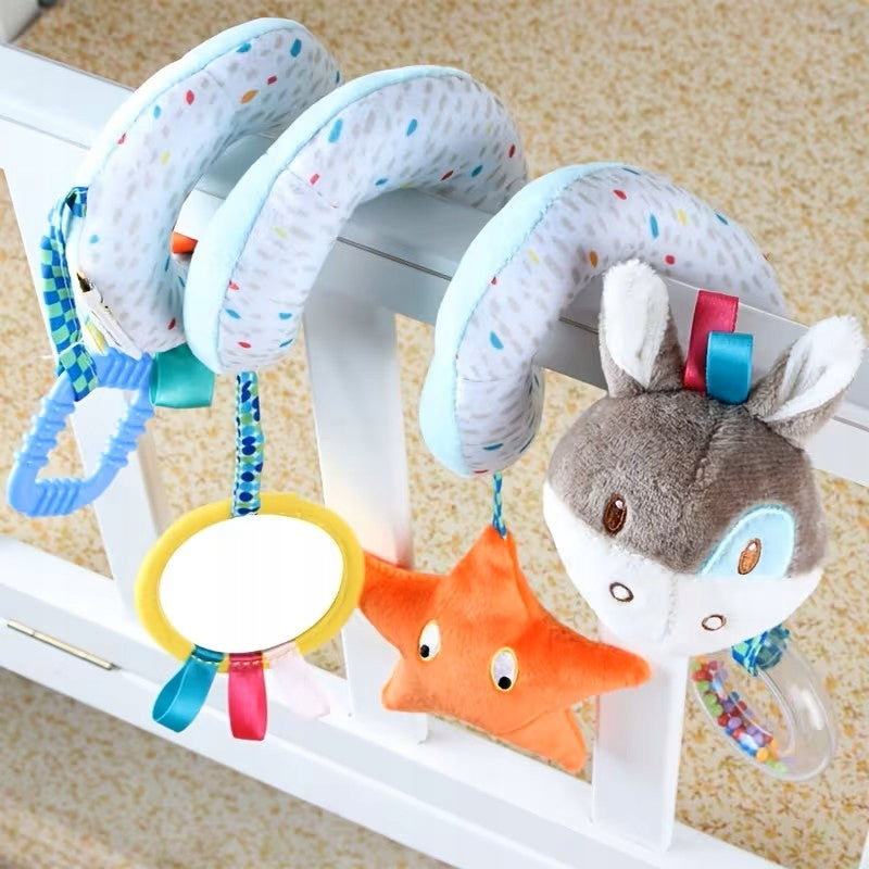 Sensory pendant spiral for donkey car seat stroller Packaging status original