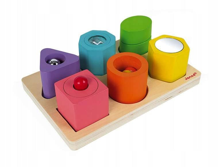 Sensory puzzle Shapes and sounds Janod 1+