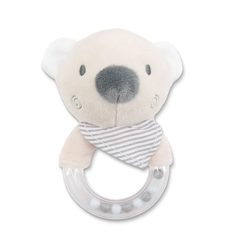 Sensory rattle for babies teether toy Lorelli bear