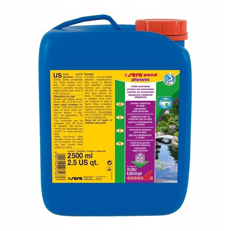 Sera Pond Phosvec 2.500 ml
