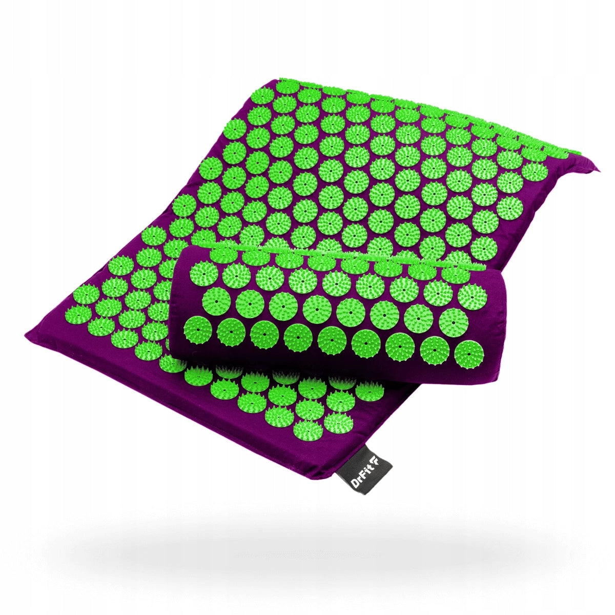 Set Acupressure Mat with Pillow Massage Spine Relax Health Packaging status original