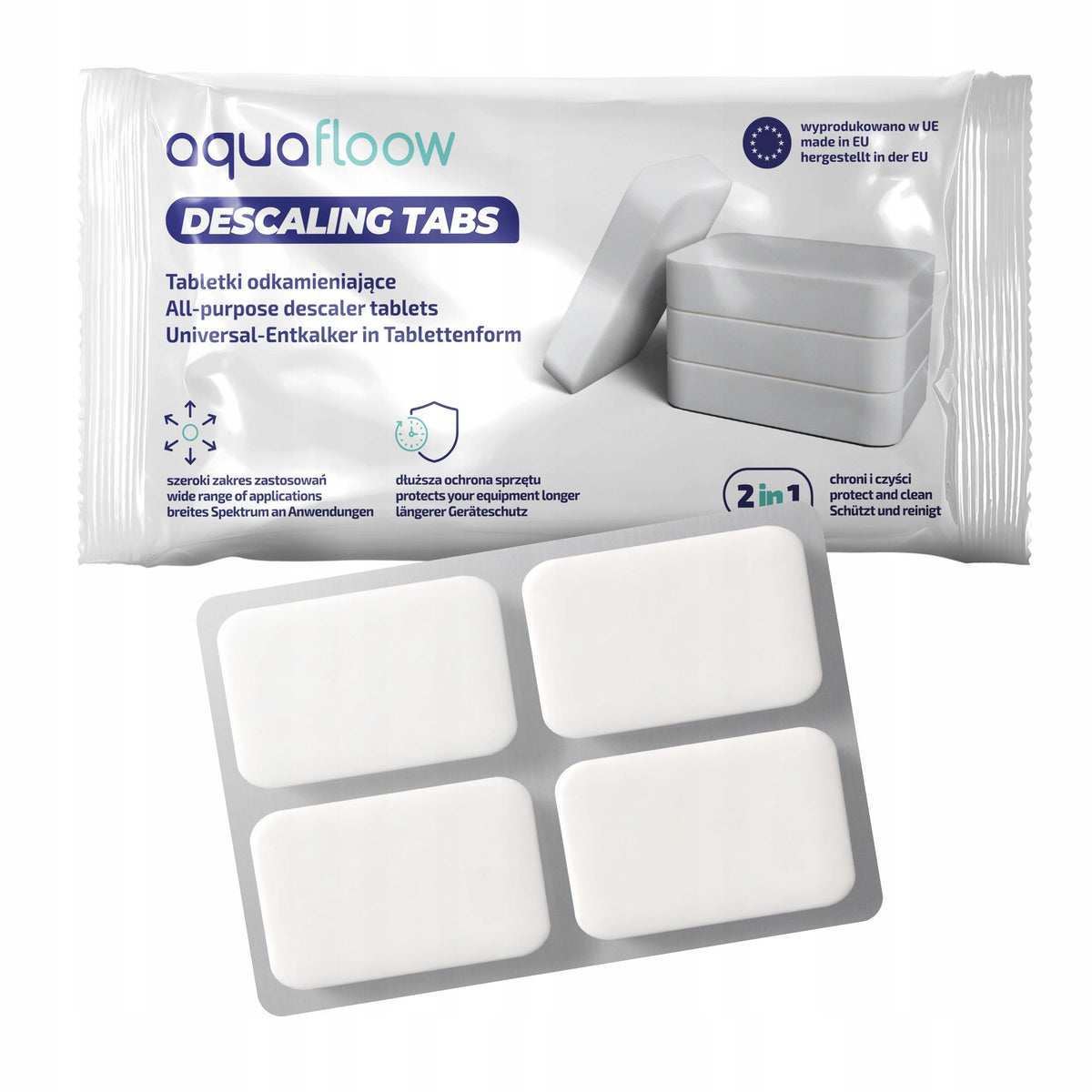 Set AquaFloow - cleaning, degreasing and descaling tablets 3x Manufacturer code 3_AF50_3_AF53
