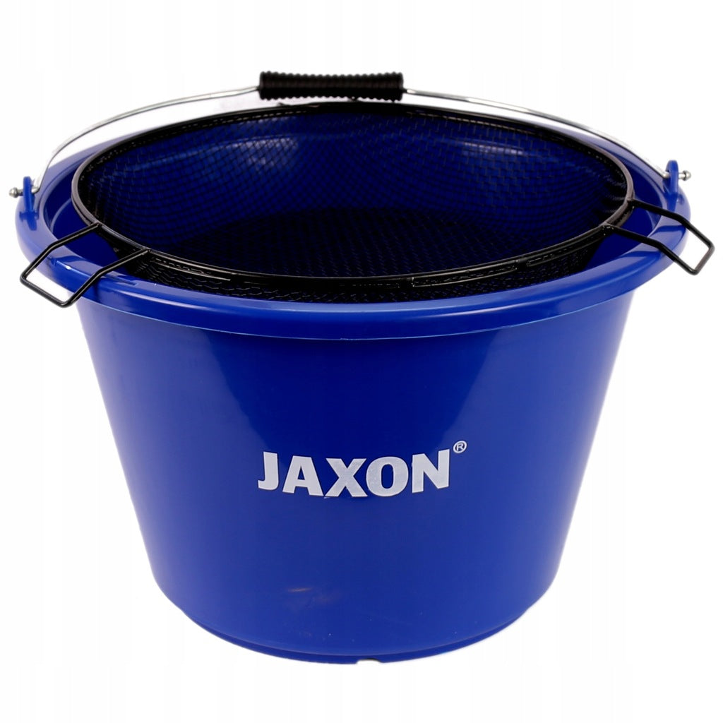 Set BUCKET + METAL SIEVE Jaxon 18L fishing FOR BAIT