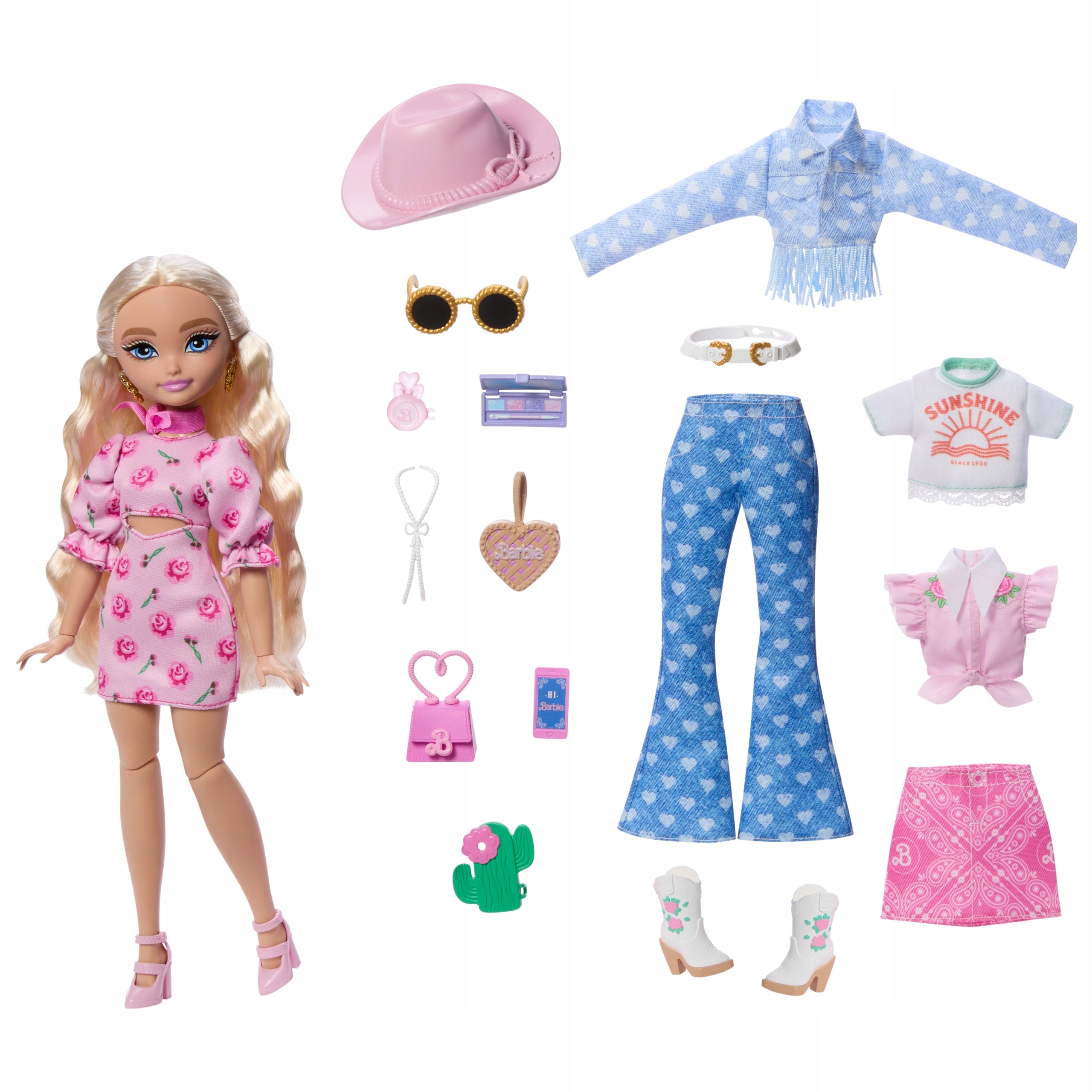 Set Barbie Dream Besties Malibu Festival styling