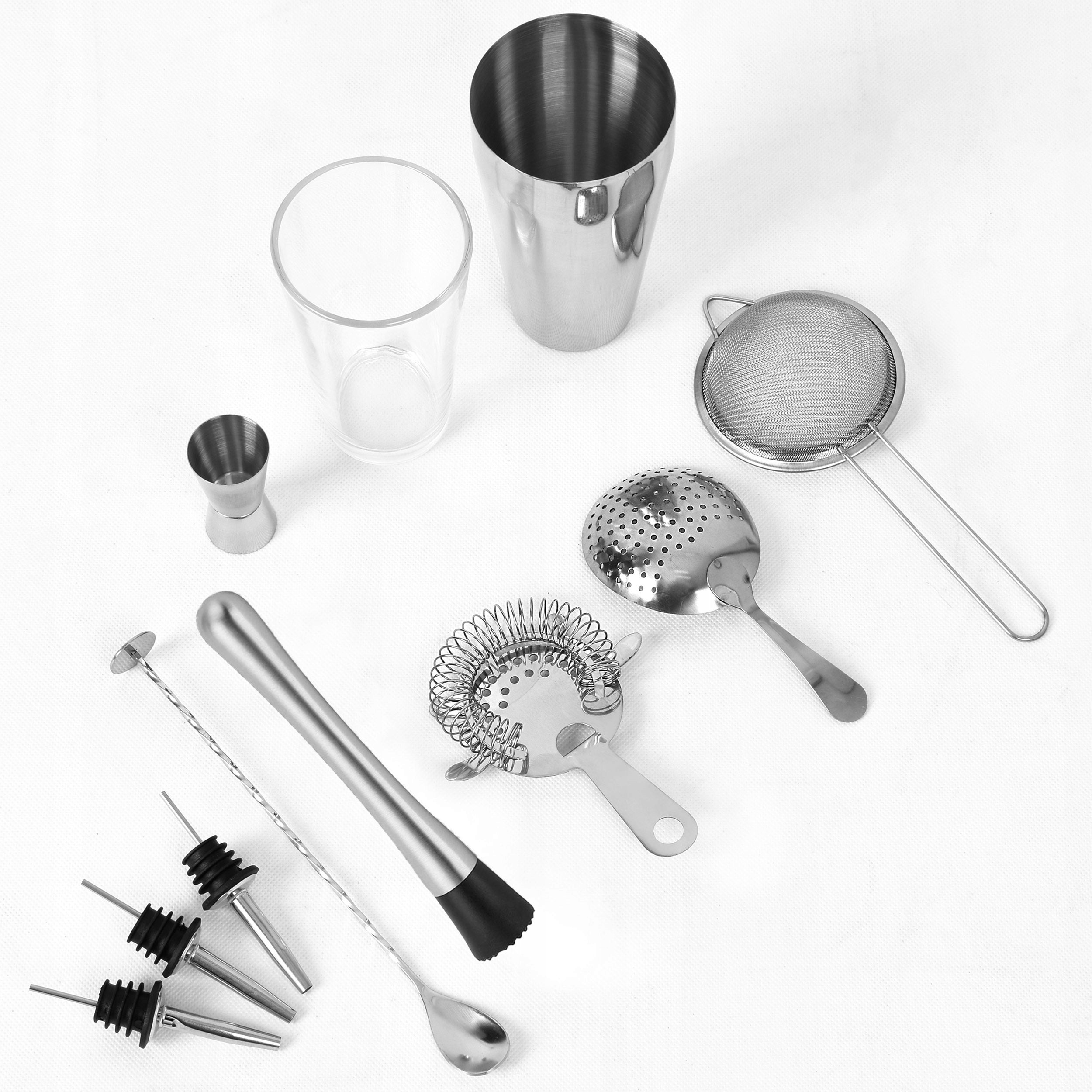 Set Bartending Shaker Boston Glass 11 Elements Gift Idea Series 5902340320983