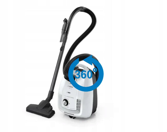 Set Bosch Bagged vacuum cleaner BGL38WH2 + Set of bags BBZ 41FGALL 4 pcs. Brand Bosch