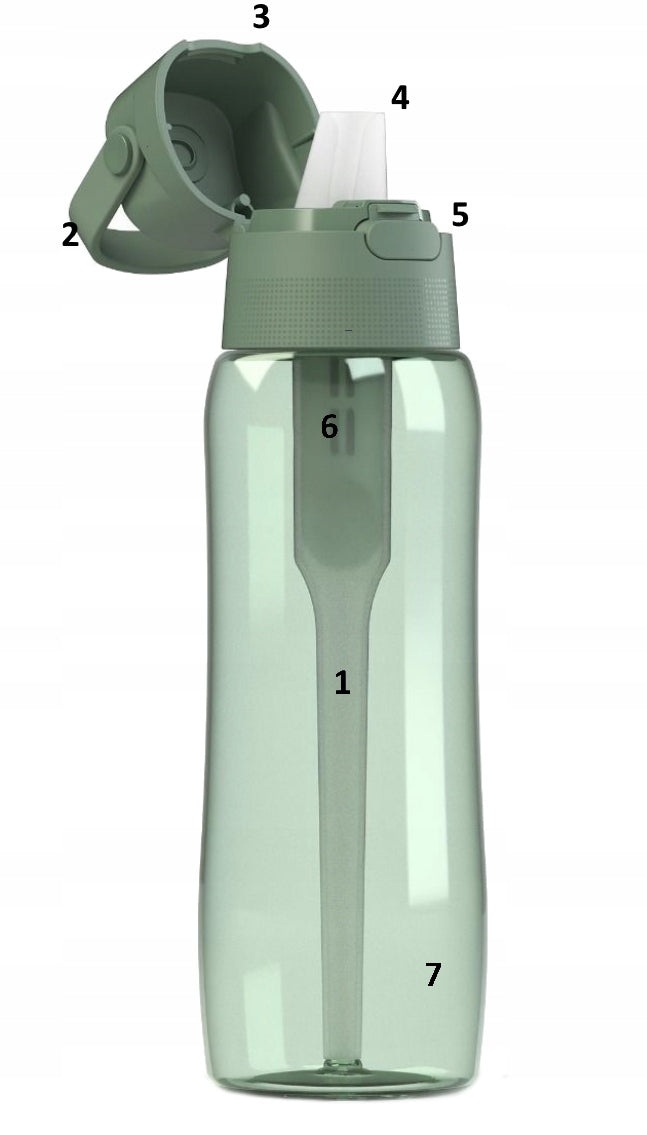 Set Bottle Dafi Solid 0,7 sage dyed + toothbrush Manufacturer code SZAŁWIA