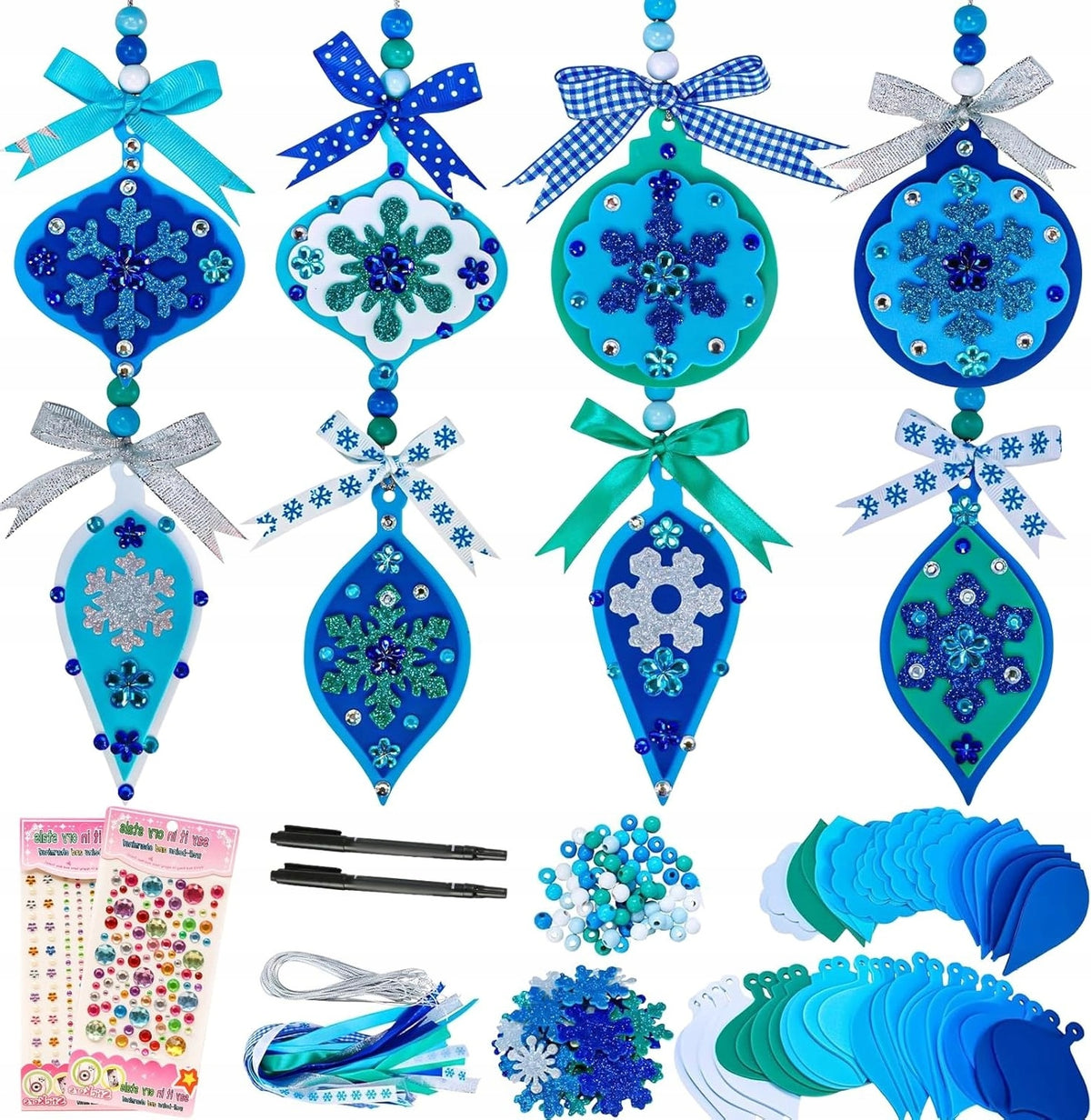 Set Creative Christmas For Children Snowflakes