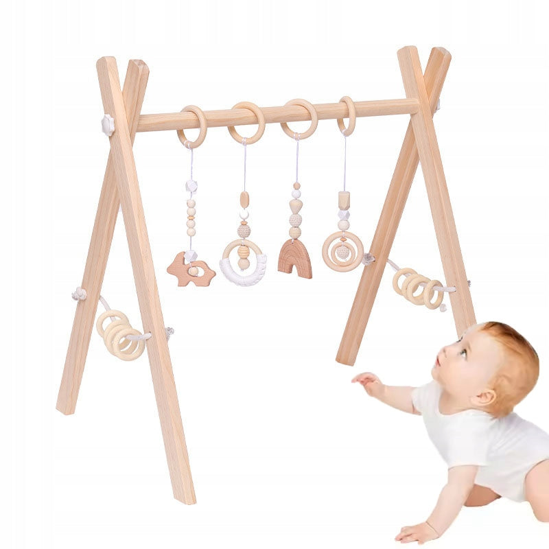 Set Educational Stand + 4 Pendants, Baby Gym