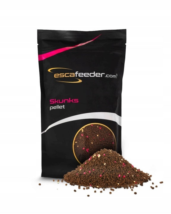 Set Esca Feeder Pellet 2mm SKUNKS + bait TOP WHITE method feeder Brand Esca Feeder