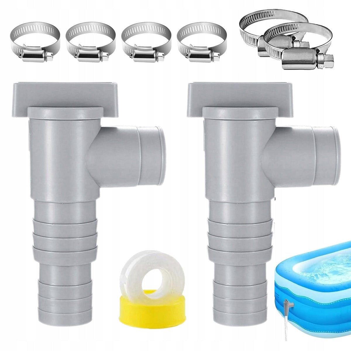 Set Faucet Closing Valve Fits Pool Pump 2PCS
