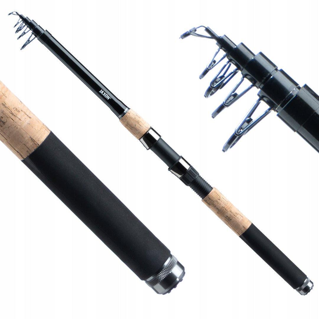 Set Fishing Rod JAXON 2,4 + reel Float Spinin Brand Jaxon
