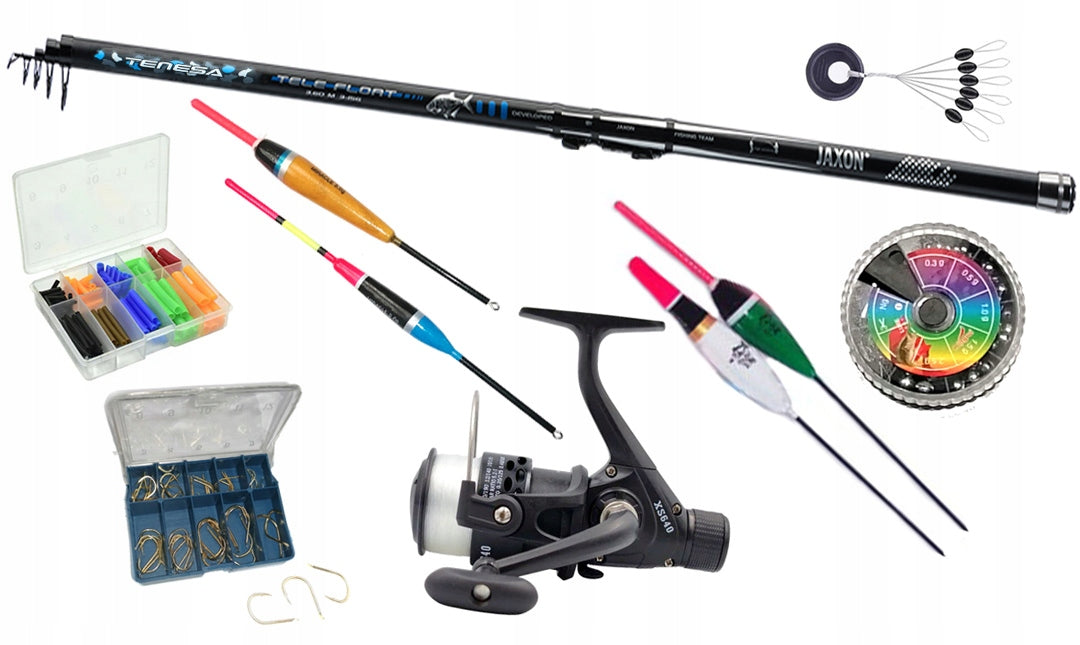 Set Fishing Rod JAXON 3,9 3- 15g reel Float T