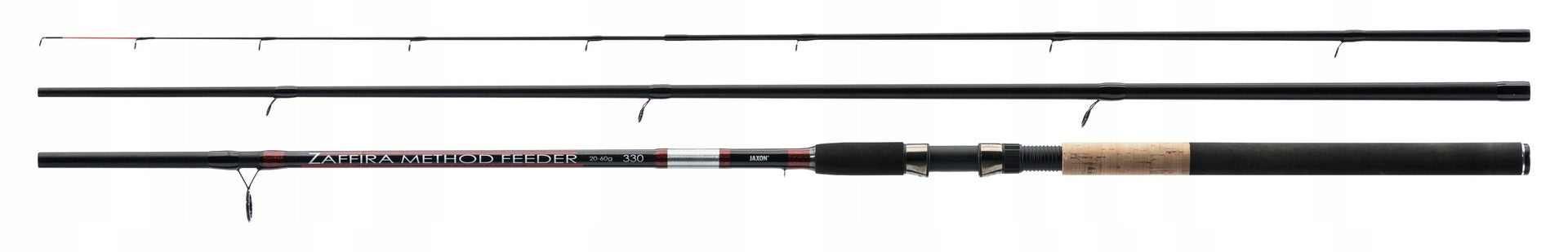 Set Jaxon Fishing Rod Zaffira Method 3,3m Feeder Reel Free Gear Fishing Line Brand Jaxon