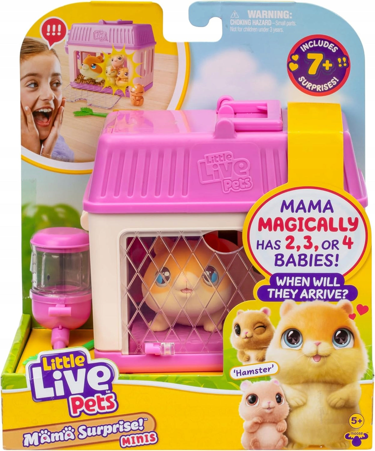 Set Little Live Pets Mama Surprise! Minis Hamster Brand Little Live Pets