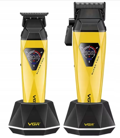 Set Machine + Trimmer VGR V-877 S2 Yellow Packaging status original