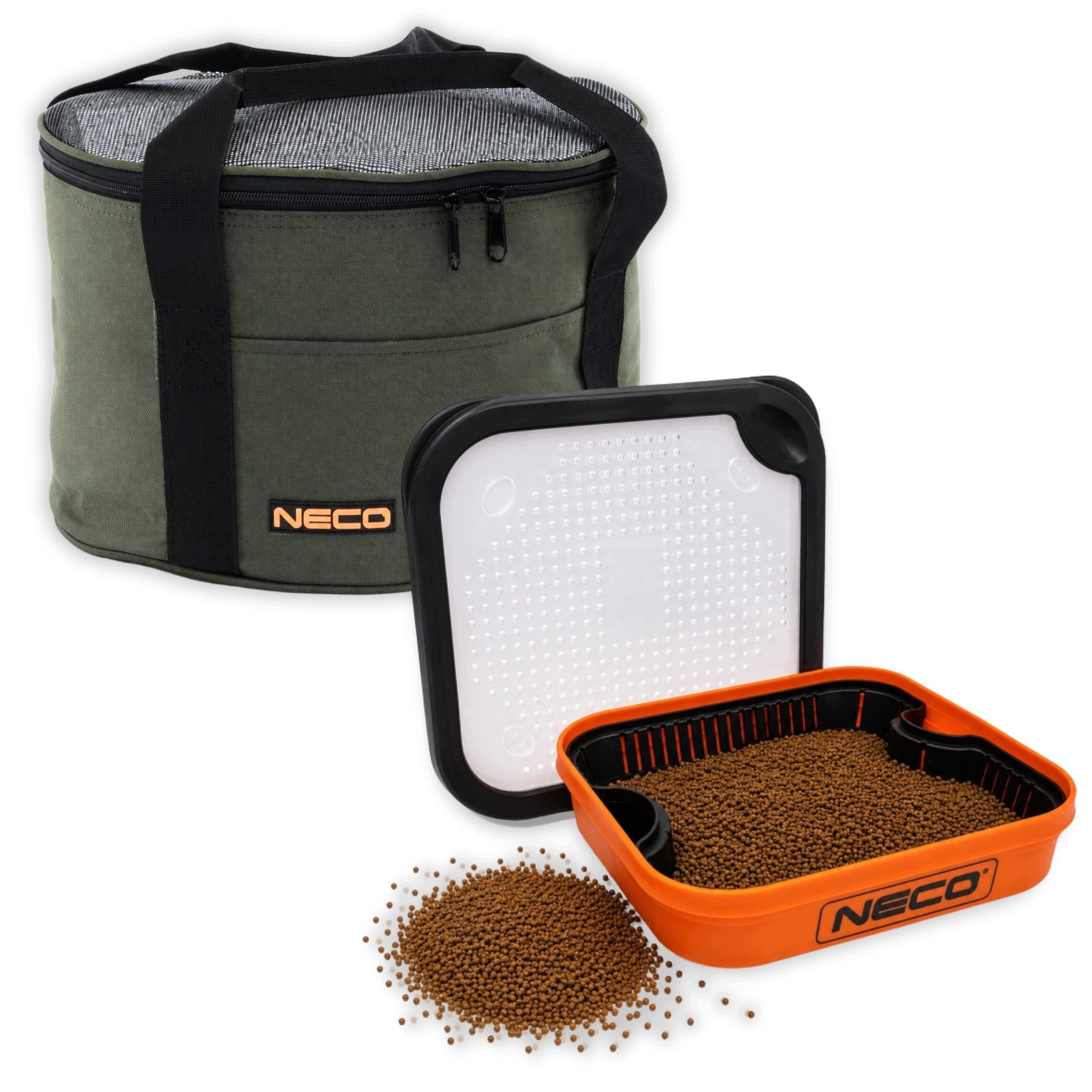 Set Method Feeder Bag + Pellet Soaking Container
