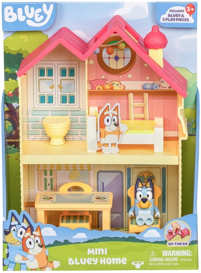 Set Moose Toys Bluey Mini Bluey Home Family Home