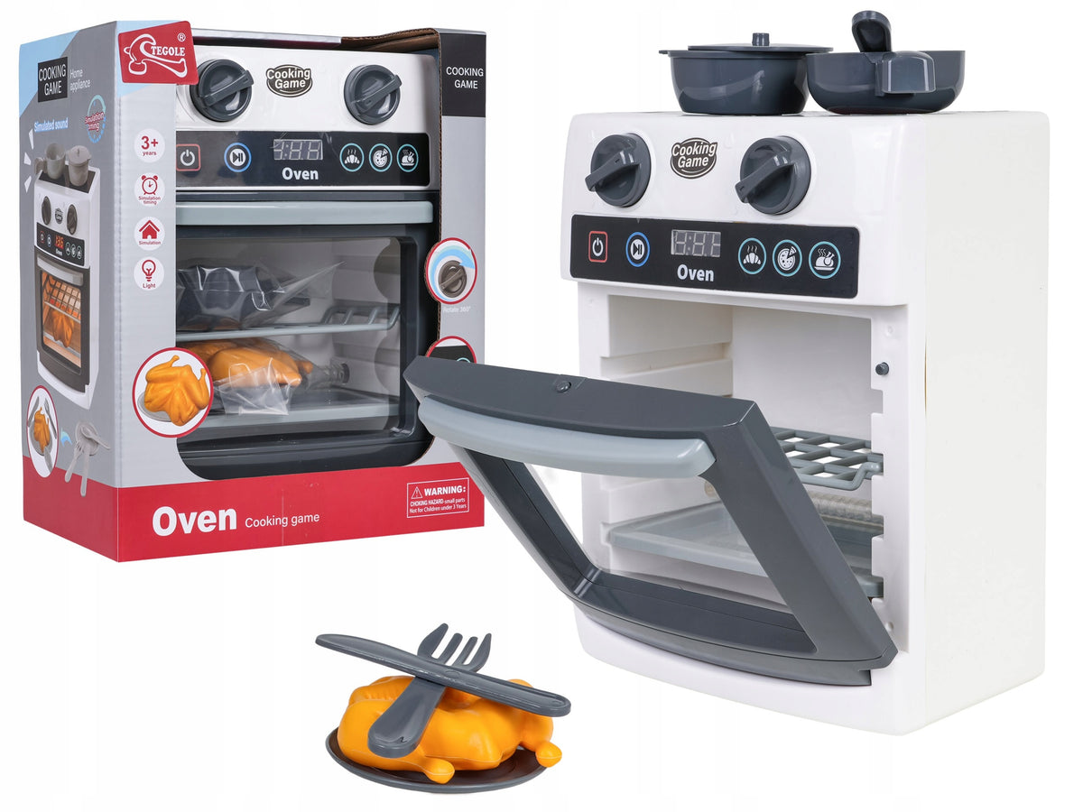 Set Oven with Light Function Kitchen Accessories Pot Pan