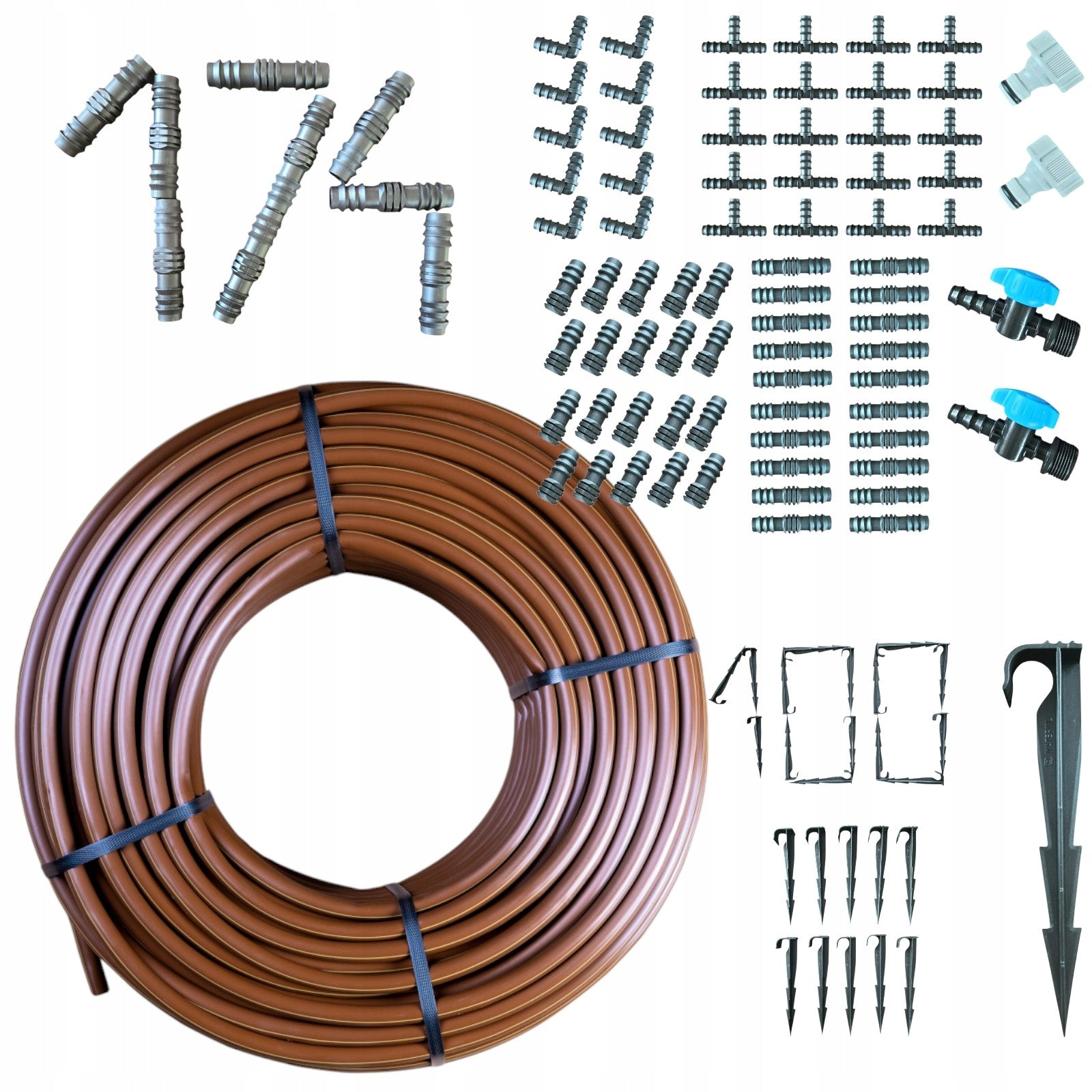Set PREMIUM DRIP LINE RAIN BIRD PCD pressure compensation + 174el
