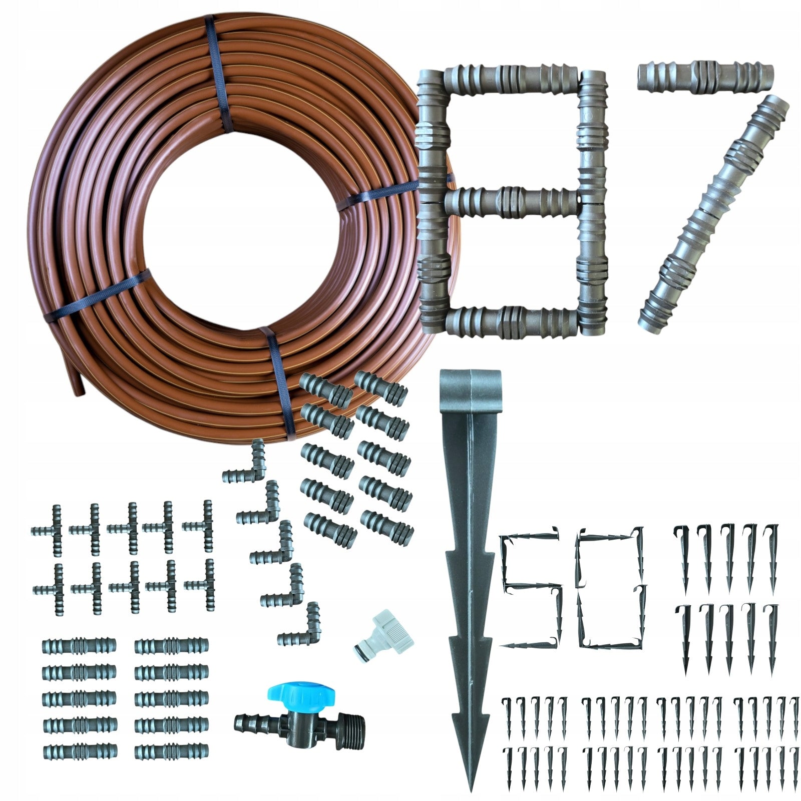Set PREMIUM DRIP LINE RAIN BIRD PCD pressure compensation + 87 el