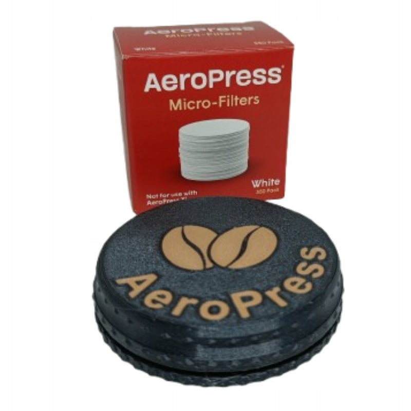 Set Paper filters AeroPress 350 pcs + Aero Case Mini Black Brand AeroPress