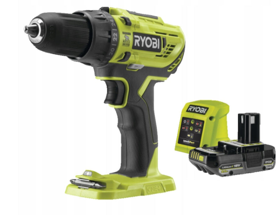Set RYOBI Impact Drilling Machine 1 x 2Ah