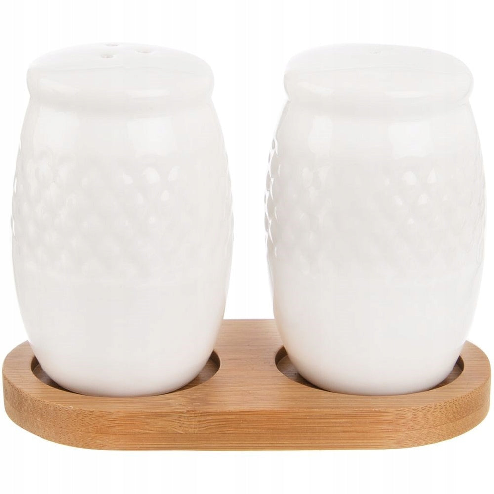 Set SALT SHAKER PEPPER SHAKER seasoning salt containers pepper coasters Packaging status original