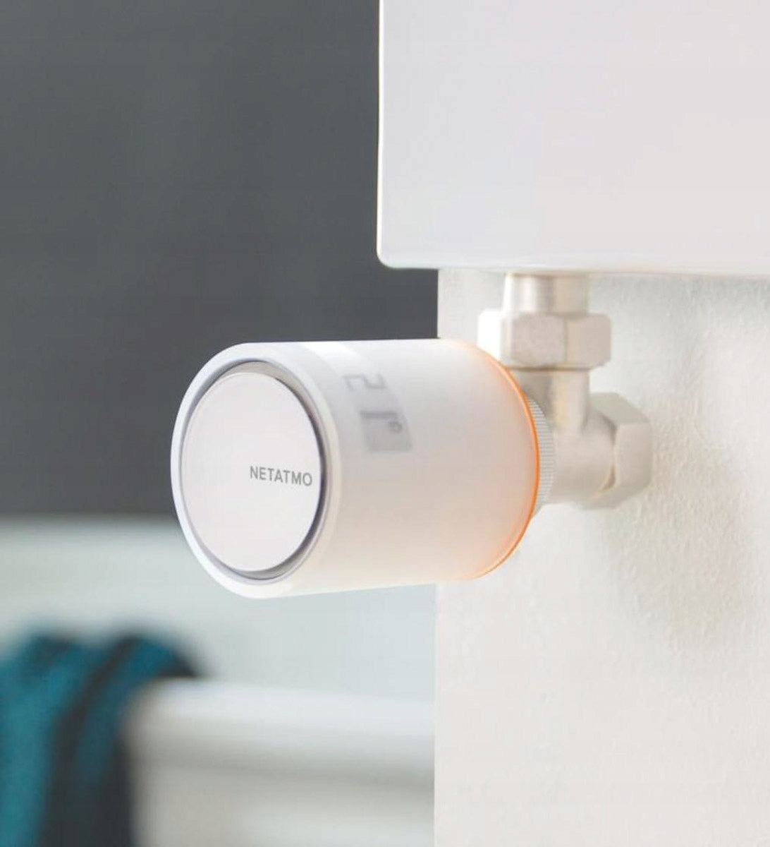 Set Smart Netatmo Thermostat App Control Smart Home Phone Packaging status original