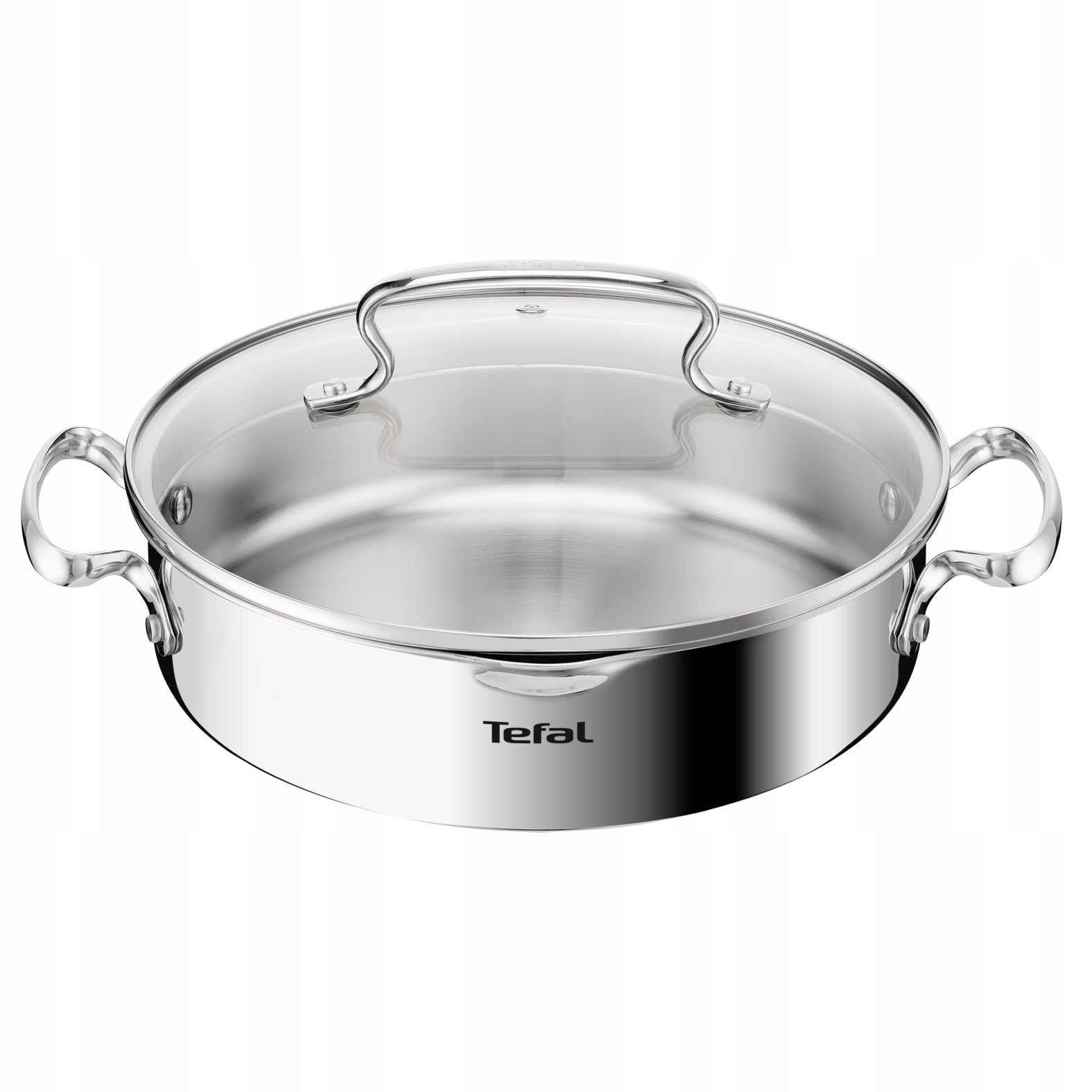 Set TEFAL Duetto+ pots with lid G719S855 stainless steel induction 8el Packaging status original