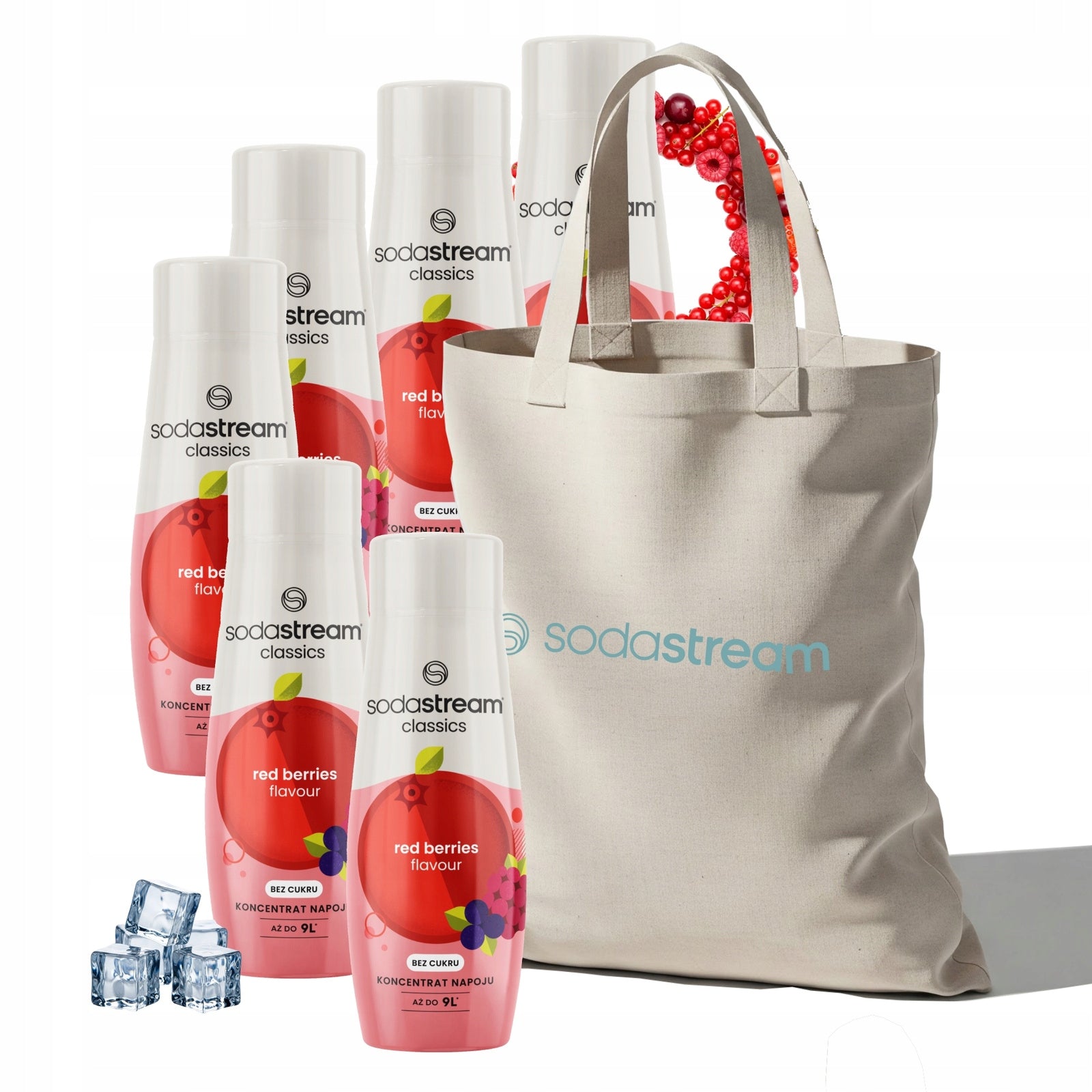Set Water syrup SodaStream Forest Fruit Zero 6x440 ml + Bag FREEBIE
