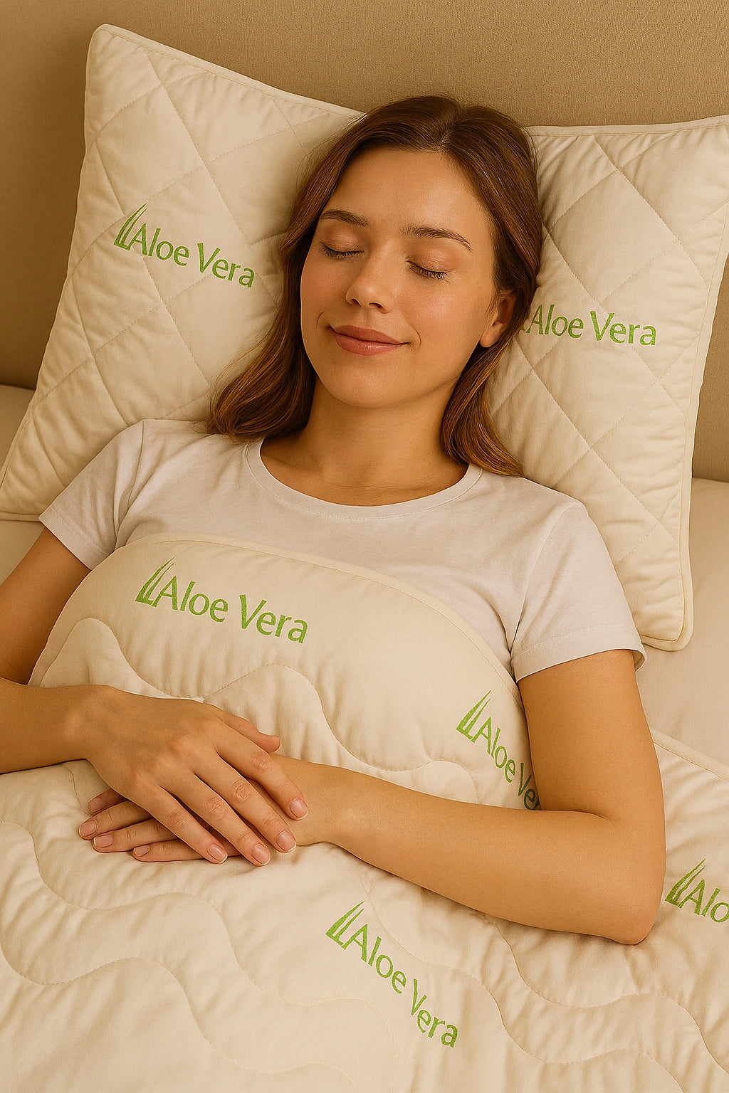Set Year-round Aloe Vera Quilt 160x200 + Pillow 70x80 ANTI-ALLERGIC Packaging status original