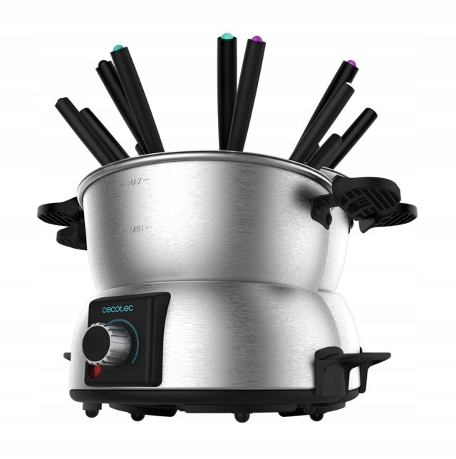 Set for Fondue Fun Gourmetfondue Cecotec 1000W Stainless Steel Silver Manufacturer code 08018