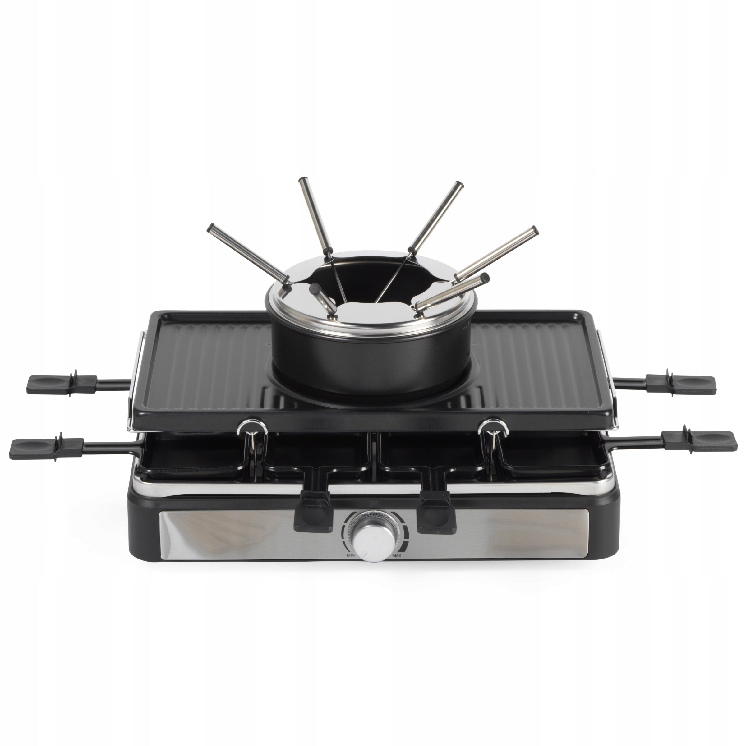 Set for Fondue Salter RACLETTE & FONDUE Electric Grill 1400W 42x23 cm