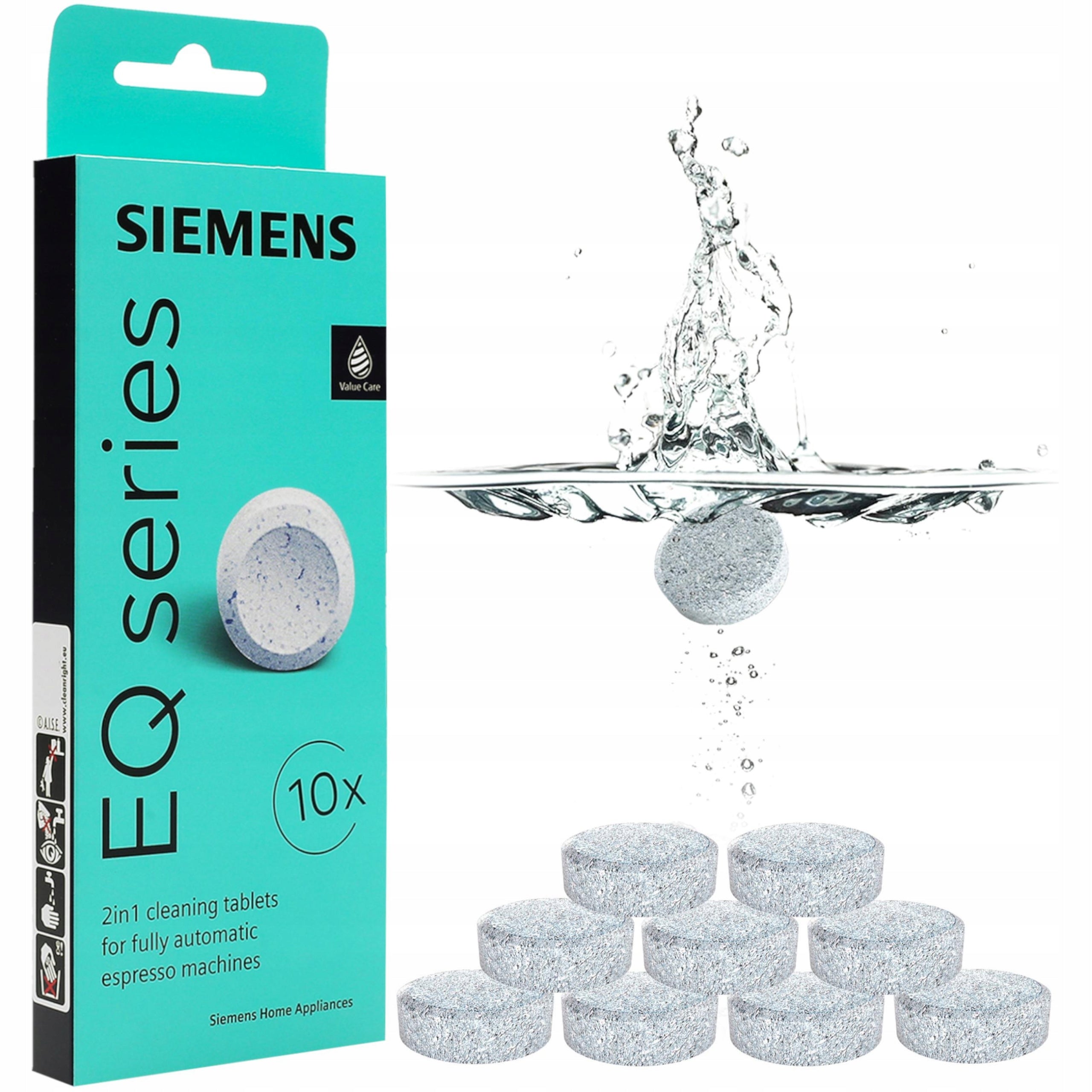 Set for Siemens EQ.6 EQ6 3x water filter tablets TZ80001 TZ80002 Packaging status original