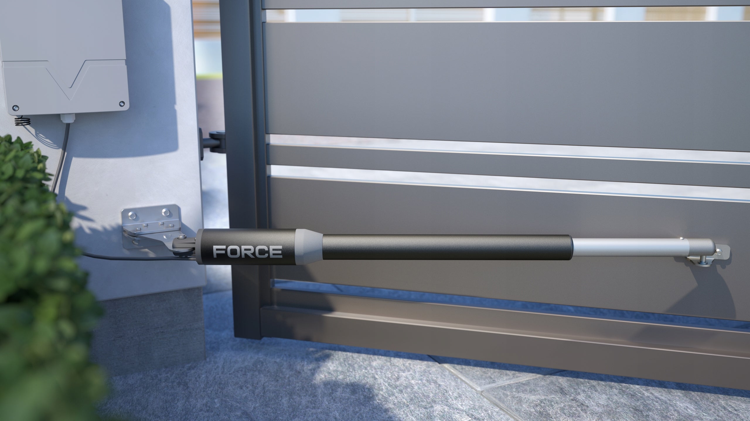 Set for double-leaf gate FORCE SW200 2x2m 400 kg wing lamp Manufacturer code SW200