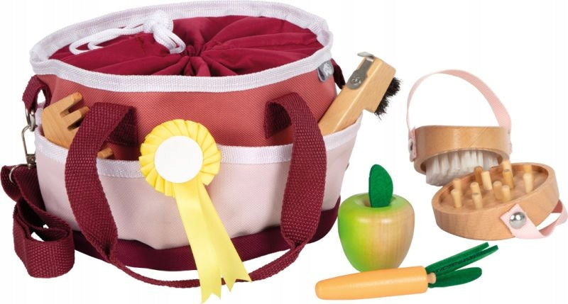 Set for hobby horse care accessories 8 elements Small Foot Packaging status original
