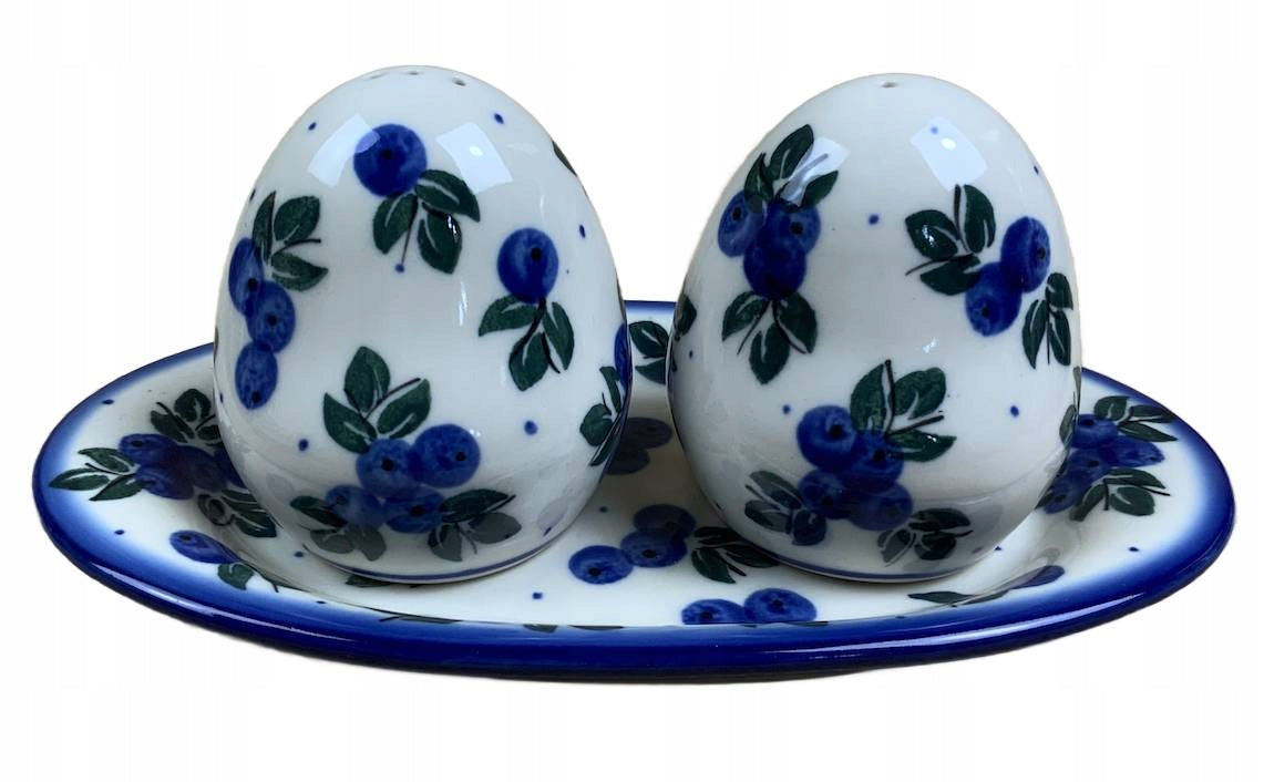 Set for spices salt pepper BERRIES Ceramics Bolesławiec gat.2 Brand no brand