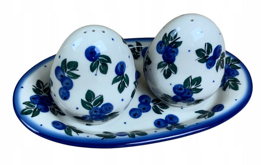 Set for spices salt pepper BERRIES Ceramics Bolesławiec gat.2