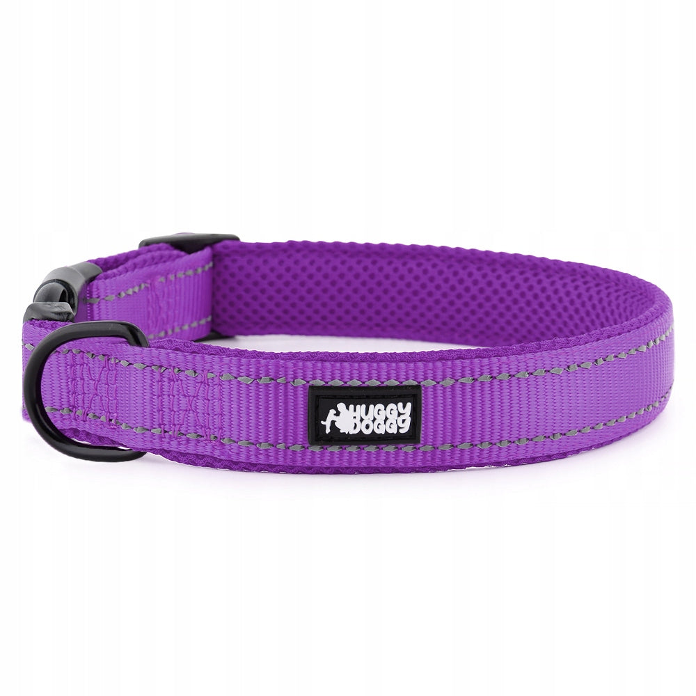 Set leash and collar Purple set for small dog HUGGY DOGGY XS Packaging status original