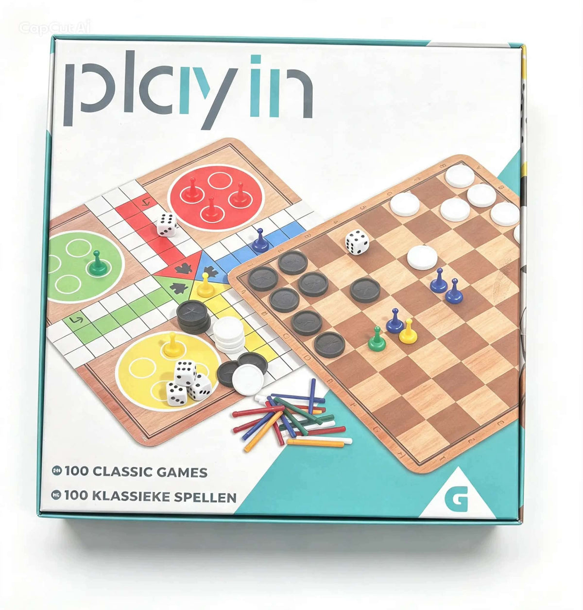 Set of 100 Classic Board Games Playin Homday Family Entertainment Manufacturer code 3491955537111