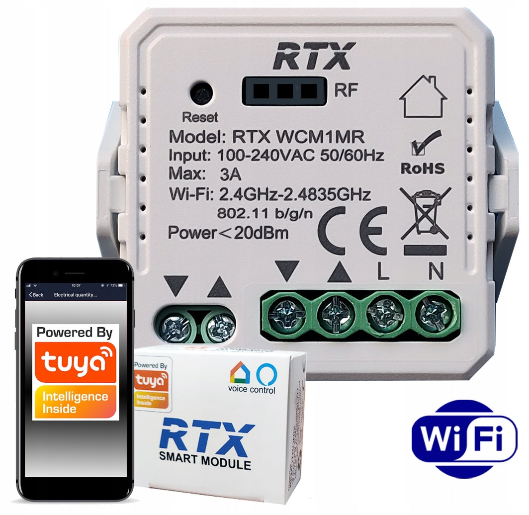 Set of 10x Controller Roller Blinds RTX TUYA WiFi Remote Control RFR1M FREEBIE Manufacturer code 10WCM1MR_RFR-1M